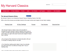 Tablet Screenshot of myharvardclassics.com